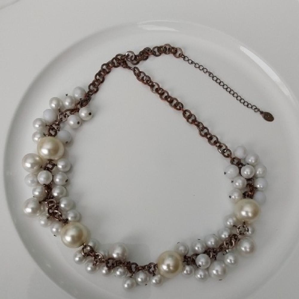 VINTAGE ROBERT ROSE Pearl Necklace - Picture 1 of 7